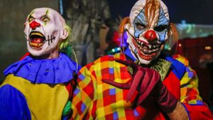 Gruselige Clowns sind als Kostüme beliebt. Foto: dpa