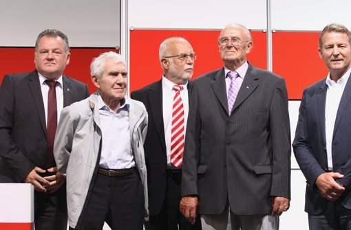 Erich Retter (zweiter von links) ist gestorben. Foto: Pressefoto Baumann