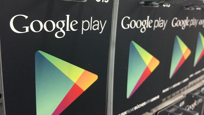 Unbekannte ergaunert Codes für Google-Play-Karten