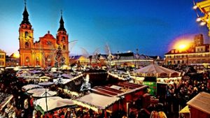 Der Ludwigsburger Weihnachtsmarkt lockt mit barockem Ambiente Foto: FACTUM-WEISE