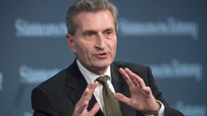 Günther Oettinger schwört Firmen auf die vierte industrielle Revolution ein. Foto: dpa