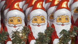 Es wurden weniger Schoko-Weihnachtsfiguren produziert als im Vorjahr. (Symbolbild) Foto: imago/Rupert Oberhäuser/Oberhaeuser