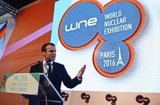 Bei der World Nuclear Exhibition präsentieren sich in Paris 680 Unternehmen Foto: AFP