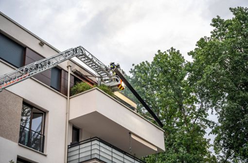 Am Samstag brennt es in einem Wohngebäude in Stuttgart-Feuerbach. Foto: 7aktuell.de/ NR/7aktuell.de | NR