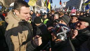 Erneute Massenproteste gegen die Regierung in Kiew