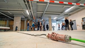 Der neue Vollsortimenter Edeka in Münchingen öffnet nächstes Frühjahr. Foto: Jürgen Bach