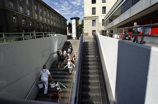 An der Schwabstraße sind  die Rolltreppen häufig defekt. Foto: Leif-Hendrik Piechowski