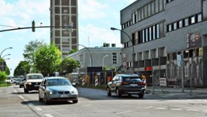 Die Stuttgarter Straße in Kornwestheim Foto: Dominik Florian