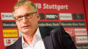 Michael Reschke und der VfB Stuttgart kehren ohne Punkte vom SV Werder Bremen heim. Foto: dpa