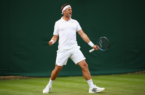 Einer der größten Außenseiter in der Geschichte des Turniers in Wimbledon: Marcus Willis Foto: Getty