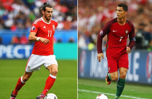 Gareth Bale (links) hat das Duell gegen Cristiano Ronaldo verloren. Foto: Getty Images Europe