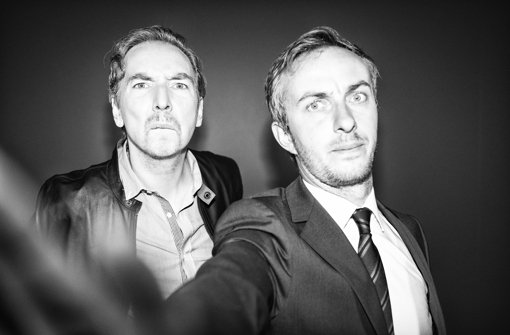 Ohne Selfie geht es nicht: So werben Olli Schulz (links) und Jan Böhmermann für ihre Sendung. Foto: ZDF