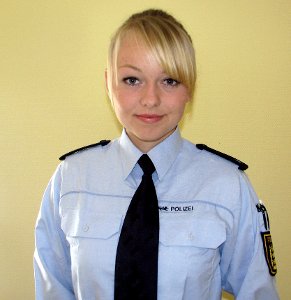 Sabrina Bihler, Polizeimeisteranwärterin Foto: Polizeipräsidium Tuttlingen