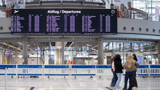 Leere Terminals beim Streik der Luftsicherheitskräfte am vorigen Donnerstag am Stuttgarter Flughafen – an diesem Mittwoch werden die Auswirkungen eher gering sein. Foto: Lichtgut/Leif Piechowski