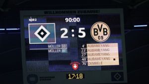 Für die Fans des HSV kam es heute mal wieder richtig bitter. Foto: dpa