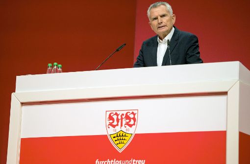 Seit Oktober 2016 VfB-Präsident: Wolfgang Dietrich Foto: dpa
