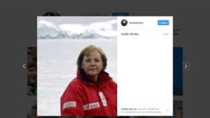 Angela Merkel, wie man sie selten sieht. Screenshot: https://www.instagram.com/merkellooks/