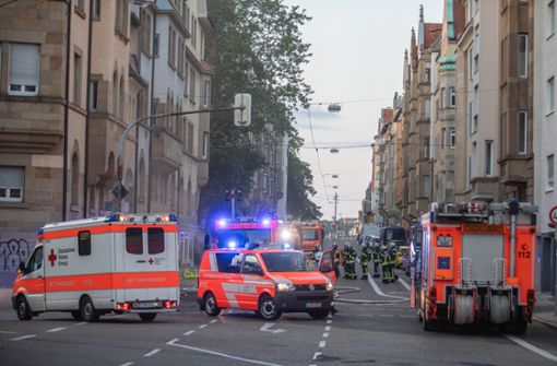 Die Feuerwehr musste zu einem Kellerbrand in der Olgastraße ausrücken. Foto: 7aktuell.de/Simon Adomat/7aktuell.de