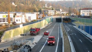 Der Einhorntunnel kurz vor der Fertigstellung: Von Montag an soll das Stauchaos in und um Schwäbisch Gmünd ein Ende haben. Foto: Schütte