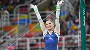 Glückliche Medaillen-Gewinnerin: Sophie Scheder aus Chemnitz. Foto: dpa