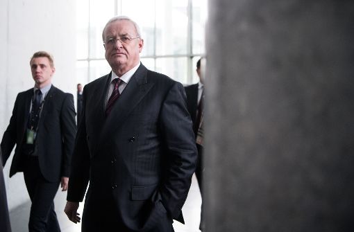 Martin Winterkorn, ehemaliger Vorstandsvorsitzender von Volkswagen, hat am 19.01.2017 vor dem Abgas-Untersuchungsausschuss den Deutschen Bundestages in Berlin ausgesagt. Foto: dpa