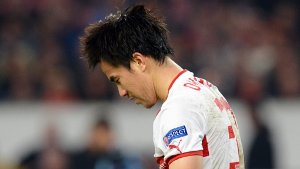 Shinji Okazaki fehlt beim Spiel gegen den BVB Dortmund. Foto: dpa