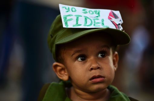Kuba nimmt Abschied von Fidel Castro. Klicken Sie sich durch unsere Bilderstrecke von der Trauerfeier. Foto: AFP