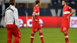 Der VfB Stuttgart musste auf Schalke eine 0:3-Niederlage hinnehmen. Foto: dpa