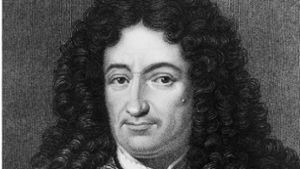Gottfried Wilhelm Leibniz (1646 - 1716) in einem Kupferstich aus dem Jahr 1801. Foto: Getty