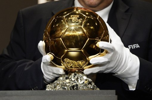Die begehrte Trophäe für den besten Fußballer des Jahres heißt „Ballon d´Or“ (zu deutsch: Goldener Ball). Foto: dpa