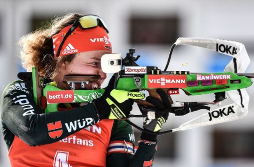 Laura Dahlmeier leistete sich nur einen Schießfehler in Antholz. Foto: AFP