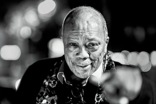 Auch der große Musikproduzent Quincy Jones trat  2017 vor Steinheißers Linse. Foto: Wolf-Peter Steinheißer