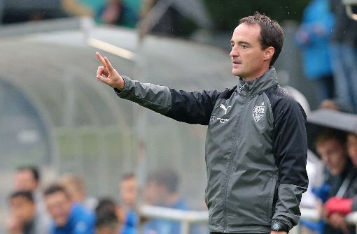 Trainer Nico Willig und seine U17 sind Tabellenführer der U17-Bundesliga. Foto: Pressefoto Baumann