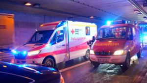 In einem Tunnel auf der A8 bei Gruibingen hat es einen Unfall gegeben, die Autobahn wurde kurzzeitig gesperrt. Foto: 7aktuell.de/Enrique Kaczor/7aktuell.de | Enrique Kaczor