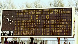 Mit dem höchsten Sieg der Bundesliga-Geschichte machte es Gladbach 1978 spannend. Foto: imago