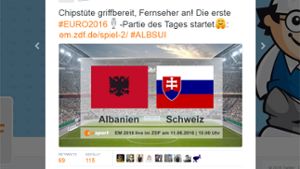 Hier hätte das ZDF mal besser die Schweiz-Fahne eingefügt. Foto: Screenshot ZDF Twitter