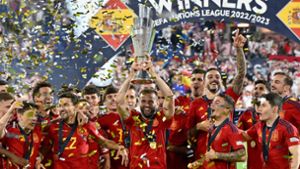 Jubel bei Spaniens Nationalteam Foto: AFP/JOHN THYS