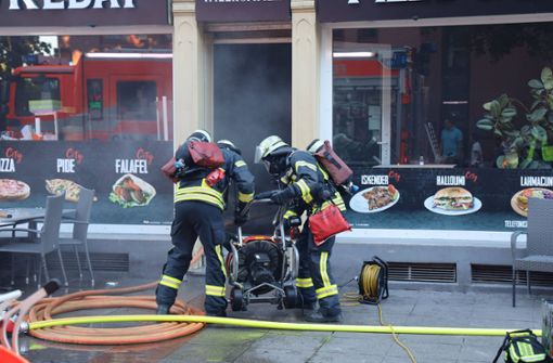Am Mittwochabend kam es zu einem Brand in einem Dönerimbiss in Stuttgart-Ost. Foto: 7aktuell.de/Andreas Werner/7aktuell.de | Andreas Werner