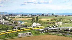 Der Brückenschlag der U 6 vom Fasanenhof zur Landesmesse ist eines der letzten großen Ausbauvorhaben der SSB Foto: sbp