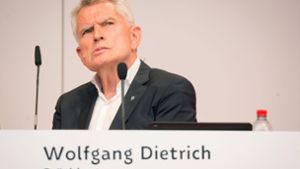 Der ehemalige VfB-Präsident Wolfgang Dietrich wurde nicht entlastet. (Archivbild) Foto: picture alliance/dpa/Christoph Schmidt