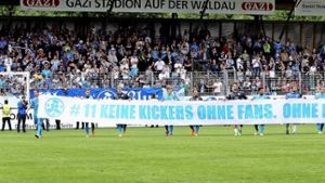 Die Kickers freuen sich auf den VfL Wolfsburg Foto: Baumann