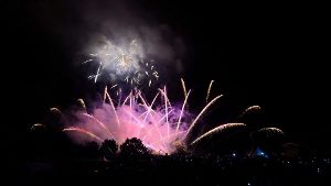 Am zweiten Tag des Feuerwerks-Festival im Scharnhauser Park in Ostfildern gab es für die Zuschauer eine Show aus Portugal zu sehen.  Foto: www.7aktuell.de
