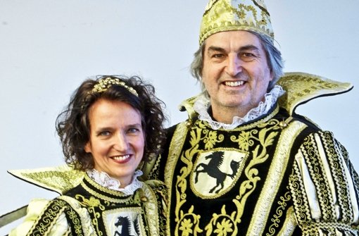 Frisch gekrönt: Claudia und Wolfgang Seljé. Foto: Peter Petsch