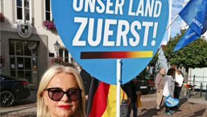 Cornelia Moser in Hechingen wählt die AfD. Foto: Gottschalk/cgo