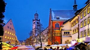In Ravensburg locken gleich zwei stimmungsvolle  Christkindelsmärkte. Foto: Oberschwaben Tourismus
