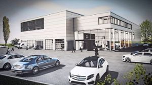 Mercedes-Service in neuem Design  Foto: Entwurf: Oei-Architekten