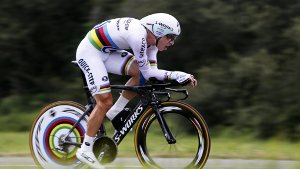 Weltmeister Tony Martin war beim Zeitfahren der Tour de France wieder nicht zu schlagen. Foto: dpa