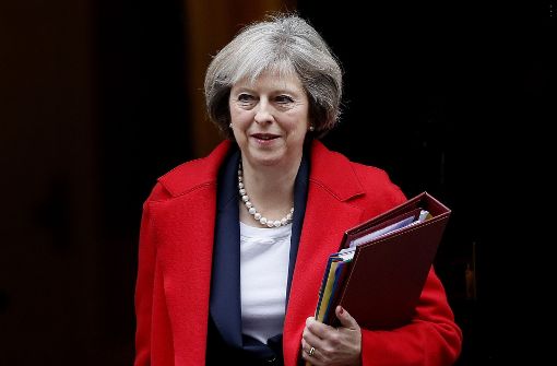 Die britische Premierministerin hält Dienstagmittag eine Grundsatzrede zum Brexit. Foto: AP