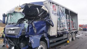 Lkw-Fahrer stirbt bei schwerem Unfall