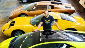 Armin Pohl    hat Lust auf Oldtimer und Sportwagen. Mit seinen Fahrzeugen ist er regelmäßig unterwegs. Foto: Ines Rudel